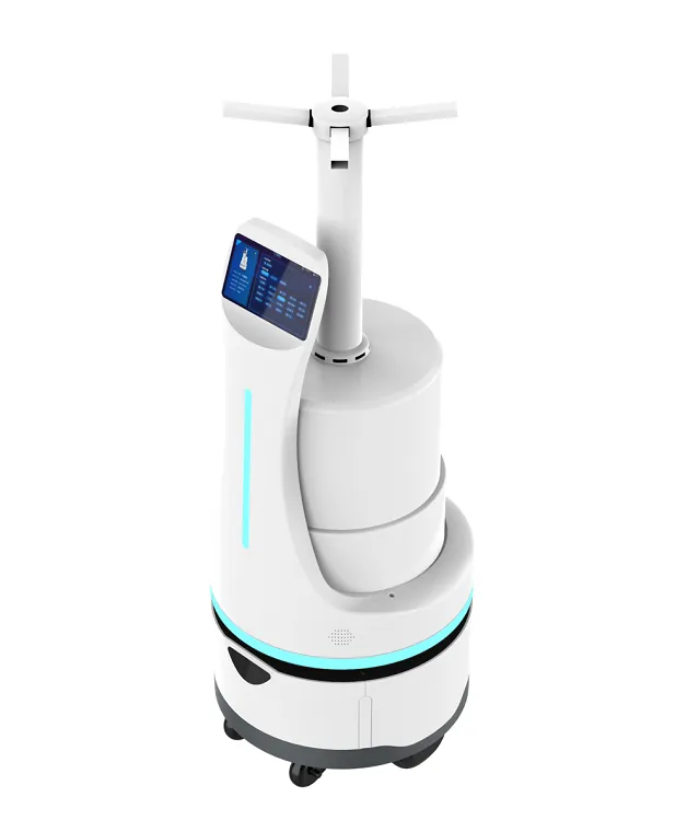 Αναβάθμιση εμφάνισης ρομπότ Reeman Circular Chassis Spray Απολύμανση απολύμανσης